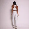 Legging Básica + Top Andressa Compressão Off-White