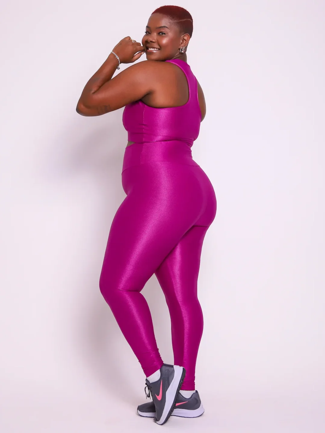 Legging Clássica + Top Tati Compressão Fúcsia