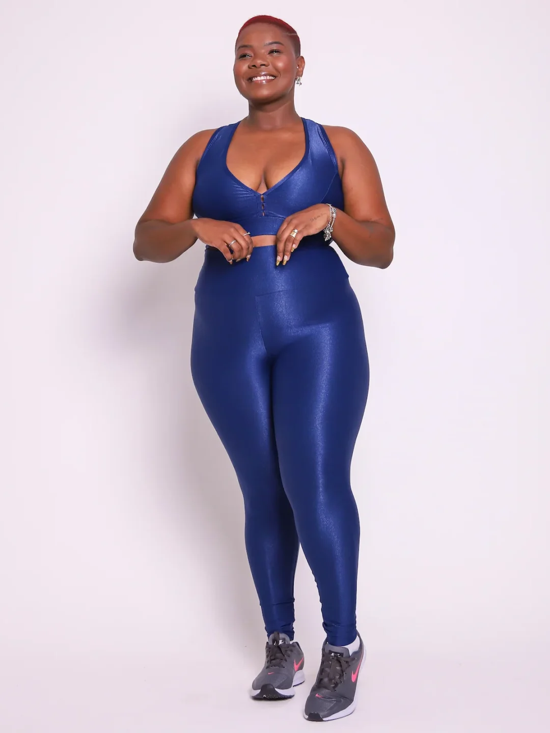 Legging Clássica + Top Tati Compressão Night Blue